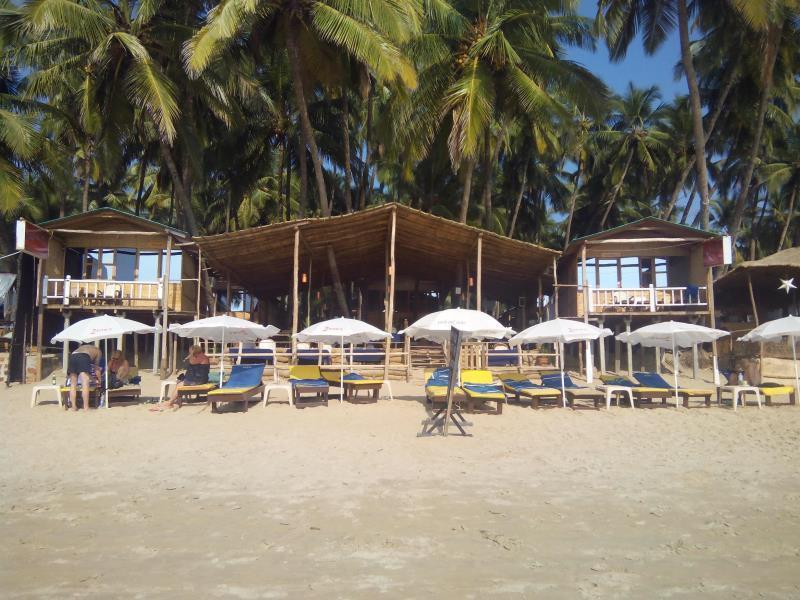 Hotel Cafe Del Mar Beach Bungalows Palolem Exterior foto
